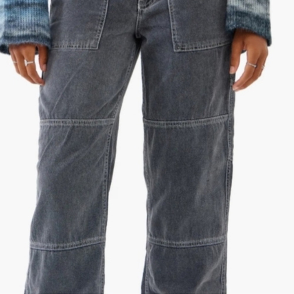 Urban Outfitters Dark Gray Flare & Wide Leg Jeans
